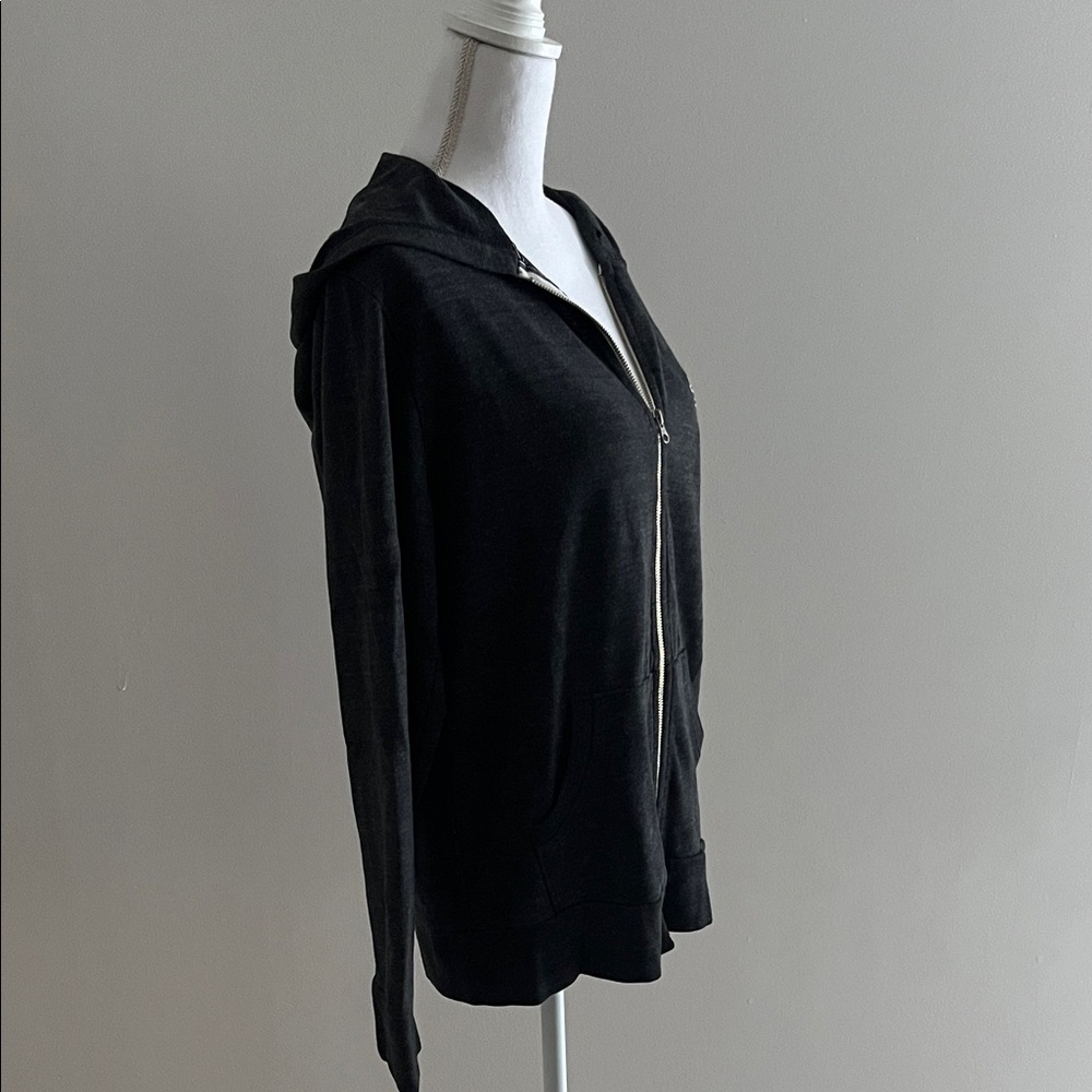 Express Black Zip Up Sweater for Men - Picture 2 of 9